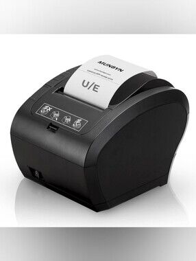 NIB MUNBYN POS Thermal Receipt Printer - Black